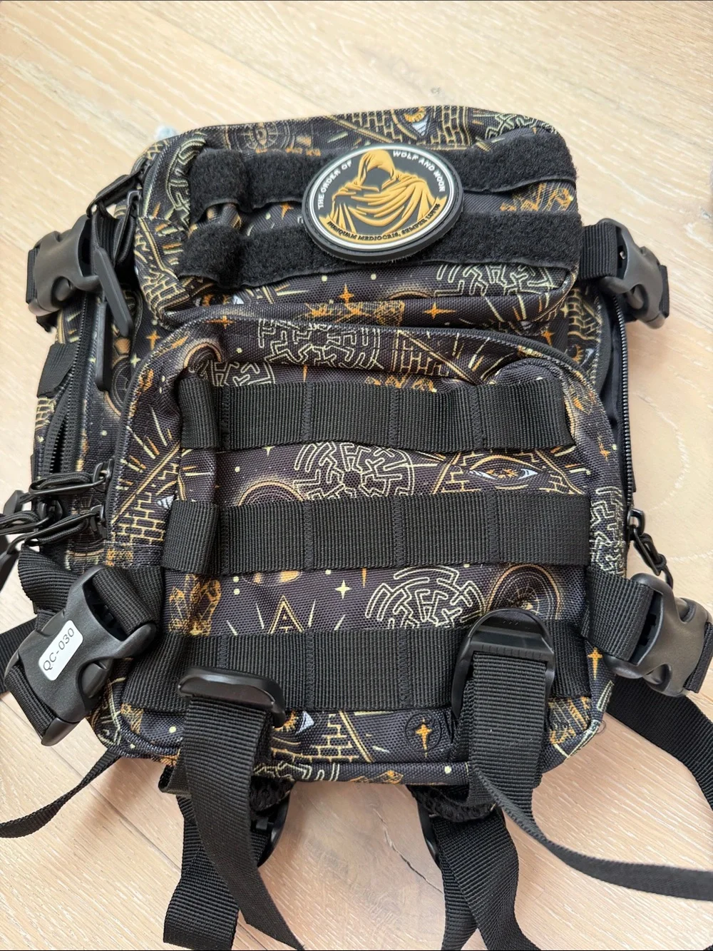 WOLFPAK Tactical Backpack 9L Mini Gold Celestial Print